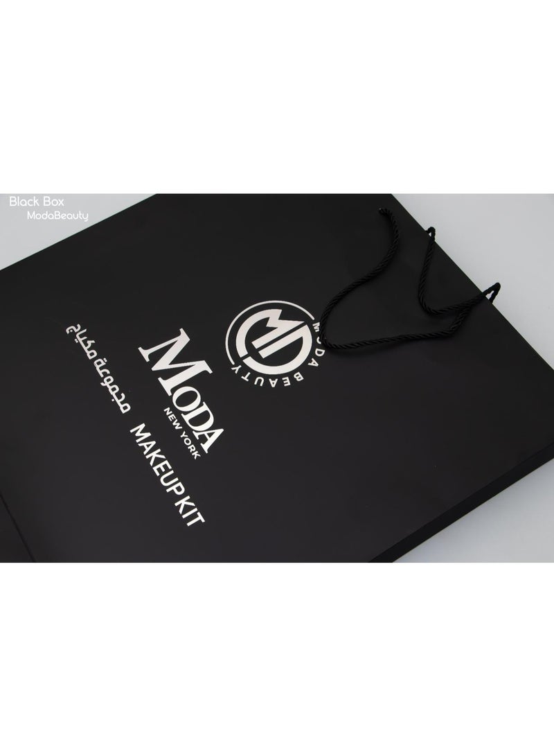 MODAO The new Moda Beauty Black Box: A luxurious 30-piece beauty box. Discover a world of elegance and beauty with the complete makeup box from Moda Beauty, specially designed for lovers of distinction and professionalism. - Image 4